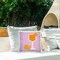 Aperol Spritz Cocktail Outdoor Printed Pillow Design by Natalie Carpentieri, 18 x 7 x 18